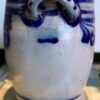 Antique Cologne preserving jar 8L with cobalt‑blue freehand decoration, c. 1900 (12) Antieke Keulse inmaakpot 8L met kobaltblauwe handbeschilderde decoratie, Antique Cologne preserving jar 8L with cobalt‑blue freehand decoration, c. 1900