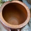 Antique French brown stoneware pot with handles – 19th century (8) Antieke Franse grespot in bruin aardewerk met handvatten | Antique French brown stoneware pot with handles – 19th century