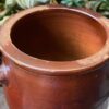 Antique French brown stoneware pot with handles – 19th century (9) Antieke Franse grespot in bruin aardewerk met handvatten | Antique French brown stoneware pot with handles – 19th century
