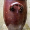 Antique French wheel‑thrown brown stoneware pot – 19th century (9) Antieke Franse handgedraaide grespot in bruin aardewerk – 19e eeuw | Antique French wheel‑thrown brown stoneware pot – 19th century
