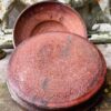 Antique Moroccan tajine with decorative hammered copperwork, 20th century (11) Antieke Marokkaanse Tajine met decoratief gehamerd koperwerk , Antique Moroccan tajine with decorative hammered copperwork, 20th century