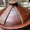 Antique Moroccan tajine with decorative hammered copperwork, 20th century (17) Antieke Marokkaanse Tajine met decoratief gehamerd koperwerk , Antique Moroccan tajine with decorative hammered copperwork, 20th century