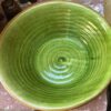 Antique brown confit bowl with green interior glaze (5) Antieke bruine gresale confit schaal | Antique brown confit bowl with green interior glaze, 19th C