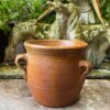Antique handmade French confit pot with three handles – late 19th century (10) Antieke handgemaakte Franse Confitpot of grespot met 3 oren | Antique handmade French confit pot with three handles – late 19th century