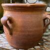 Antique handmade French confit pot with three handles – late 19th century (14) Antieke handgemaakte Franse Confitpot of grespot met 3 oren | Antique handmade French confit pot with three handles – late 19th century