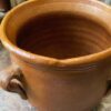 Antique handmade French confit pot with three handles – late 19th century (4) Antieke handgemaakte Franse Confitpot of grespot met 3 oren | Antique handmade French confit pot with three handles – late 19th century