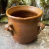 Antique handmade French confit pot with three handles – late 19th century (5) Antieke handgemaakte Franse Confitpot of grespot met 3 oren | Antique handmade French confit pot with three handles – late 19th century
