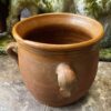Antique handmade French confit pot with three handles – late 19th century (6) Antieke handgemaakte Franse Confitpot of grespot met 3 oren | Antique handmade French confit pot with three handles – late 19th century