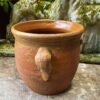 Antique handmade French confit pot with three handles – late 19th century (8) Antieke handgemaakte Franse Confitpot of grespot met 3 oren | Antique handmade French confit pot with three handles – late 19th century