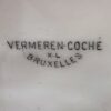 Antieke grote porseleinen waterkan Vermeren‑Coché Bruxelles | Antique large porcelain water pitcher Vermeren‑Coché Brussels, 19th century
