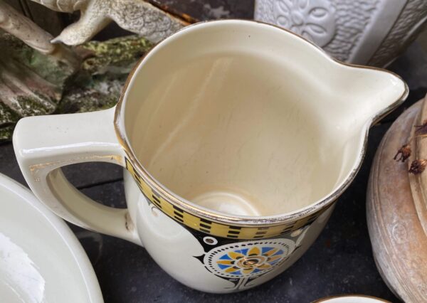 Art Deco Boch Frères wash set from 1932 (37) Zeldzaam Art Deco Boch Frères lampetstel | Art Deco Boch Frères wash set from 1932
