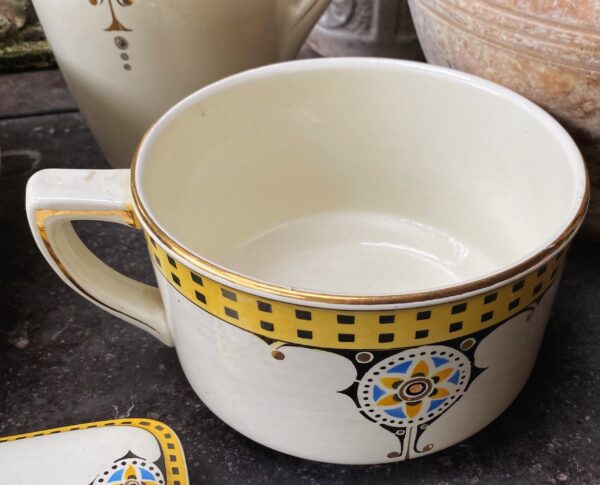 Art Deco Boch Frères wash set from 1932 (41) Zeldzaam Art Deco Boch Frères lampetstel | Art Deco Boch Frères wash set from 1932