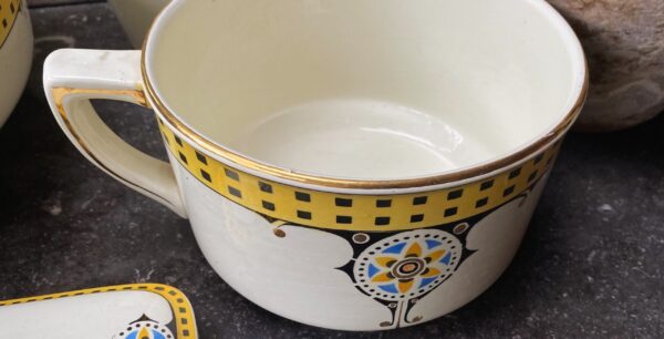 Art Deco Boch Frères wash set from 1932 (42) Zeldzaam Art Deco Boch Frères lampetstel | Art Deco Boch Frères wash set from 1932