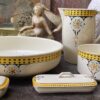 Art Deco Boch Frères wash set from 1932 (51) Zeldzaam Art Deco Boch Frères lampetstel | Art Deco Boch Frères wash set from 1932