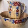 Art Deco French wash set, 1930s (2) Art Deco Franse lampetset K & G Luneville | Art Deco French wash set, 1930s