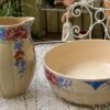 Art Deco French wash set, 1930s (4) Art Deco Franse lampetset K & G Luneville | Art Deco French wash set, 1930s