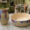 Art Deco French wash set, 1930s (9) Art Deco Franse lampetset K & G Luneville | Art Deco French wash set, 1930s