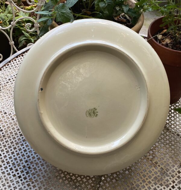 Art Deco ceramic wash basin, Boch Frères La Louvière, ca. 1918–1930 (3) Art Deco keramische waskom | Art Deco ceramic wash basin, Boch Frères La Louvière, ca. 1918–1930