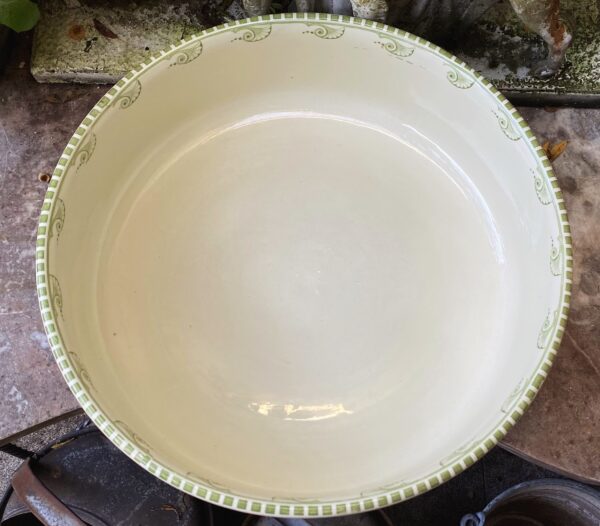 Art Deco ceramic wash basin, Boch Frères La Louvière, ca. 1918–1930 (8) Art Deco keramische waskom | Art Deco ceramic wash basin, Boch Frères La Louvière, ca. 1918–1930