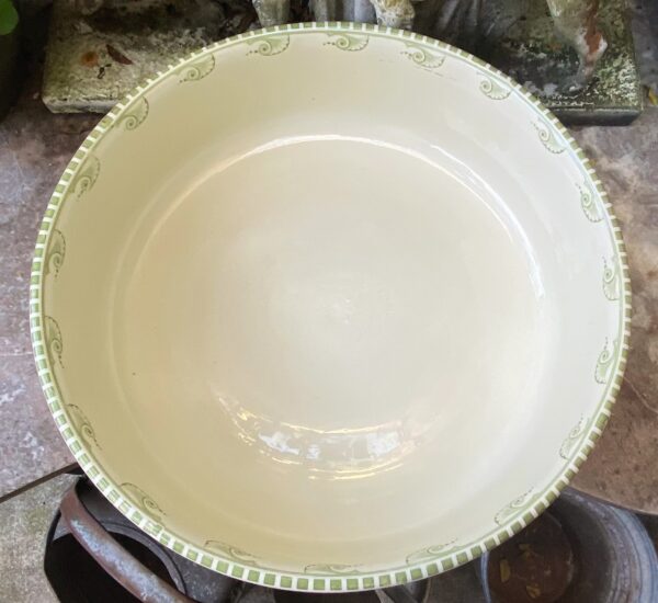 Art Deco ceramic wash basin, Boch Frères La Louvière, ca. 1918–1930 (9) Art Deco keramische waskom | Art Deco ceramic wash basin, Boch Frères La Louvière, ca. 1918–1930