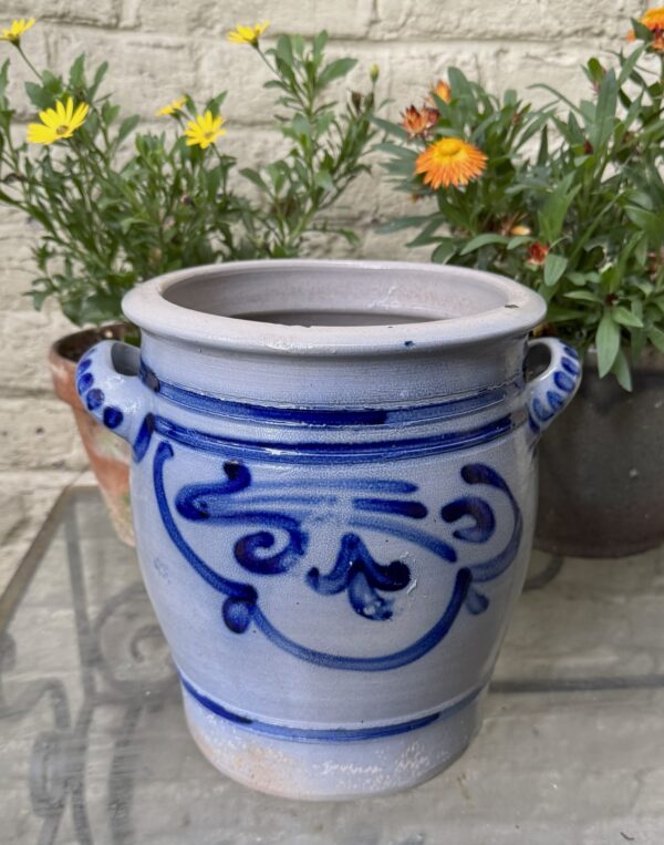 Authentic Cologne 5‑liter salt‑glazed preserving pot – ca. 1900 (1) Authentieke Keulse Inmaakpot van 5L in zoutgeglazuurd gres | Authentic Cologne 5‑liter salt‑glazed preserving pot – ca. 1900