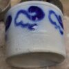 Authentieke Keulse inmaakpot (10 x 15 cm) – Handgedraaid aardewerk met penseeldecor | Authentic Cologne preserving pot (10 × 15 cm) – hand‑thrown stoneware with brush décor, ca. 1900