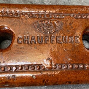 Authentic French ceramic bedwarmer “Chauffeuse” – fireproof stoneware, early 20th century (1) Authentieke Franse bedwarmer “Chauffeuse” | Authentic French ceramic bedwarmer “Chauffeuse” – fireproof stoneware, early 20th century