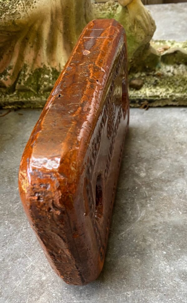 Authentic French ceramic bedwarmer “Chauffeuse” – fireproof stoneware, early 20th century (6) Authentieke Franse bedwarmer “Chauffeuse” | Authentic French ceramic bedwarmer “Chauffeuse” – fireproof stoneware, early 20th century