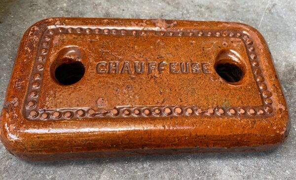 Authentic French ceramic bedwarmer “Chauffeuse” – fireproof stoneware, early 20th century (9) Authentieke Franse bedwarmer “Chauffeuse” | Authentic French ceramic bedwarmer “Chauffeuse” – fireproof stoneware, early 20th century