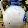 Authentic salt-glazed stoneware wine jug, ca. 1950 (5) Vintage Keuls zoutgeglazuurd wijnkannetje 1/2L | Authentic salt‑glazed Cologne stoneware wine jug 1/2L – ca. 1950