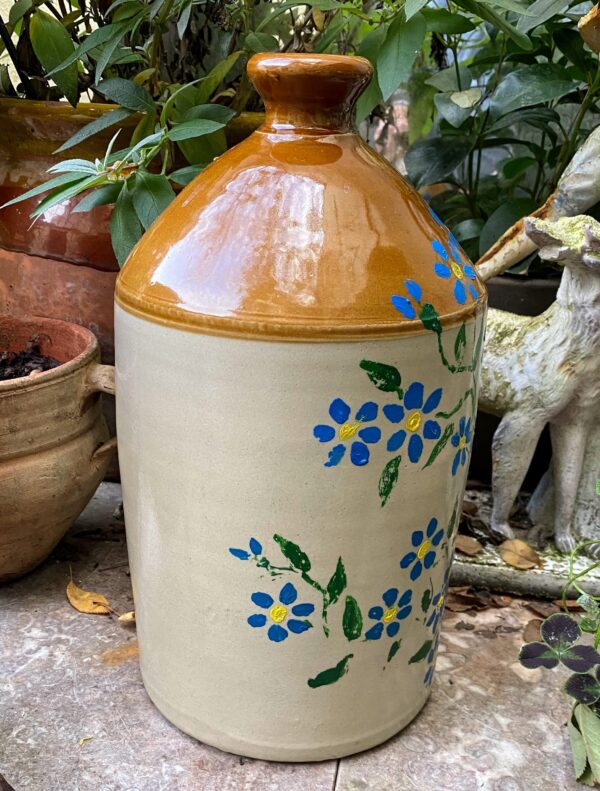 Decorated WWII S.R.D. rum jar, Pearson & Co (1945) Antieke S.R.D. beschilderde rumkruik – WO II, Pearson & Co | Decorated WWII S.R.D. rum jar, Pearson & Co (1944)