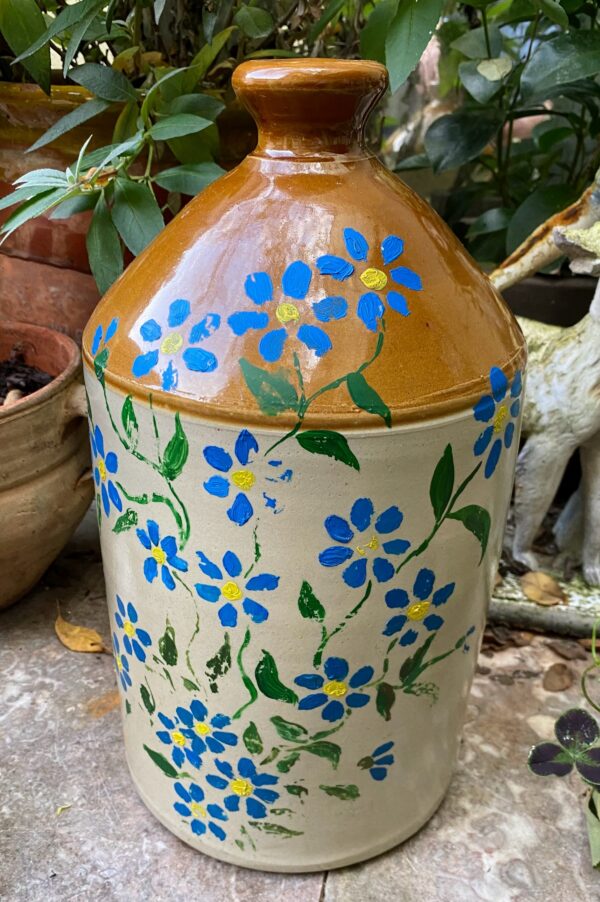 Decorated WWII S.R.D. rum jar, Pearson & Co (1947) Antieke S.R.D. beschilderde rumkruik – WO II, Pearson & Co | Decorated WWII S.R.D. rum jar, Pearson & Co (1944)