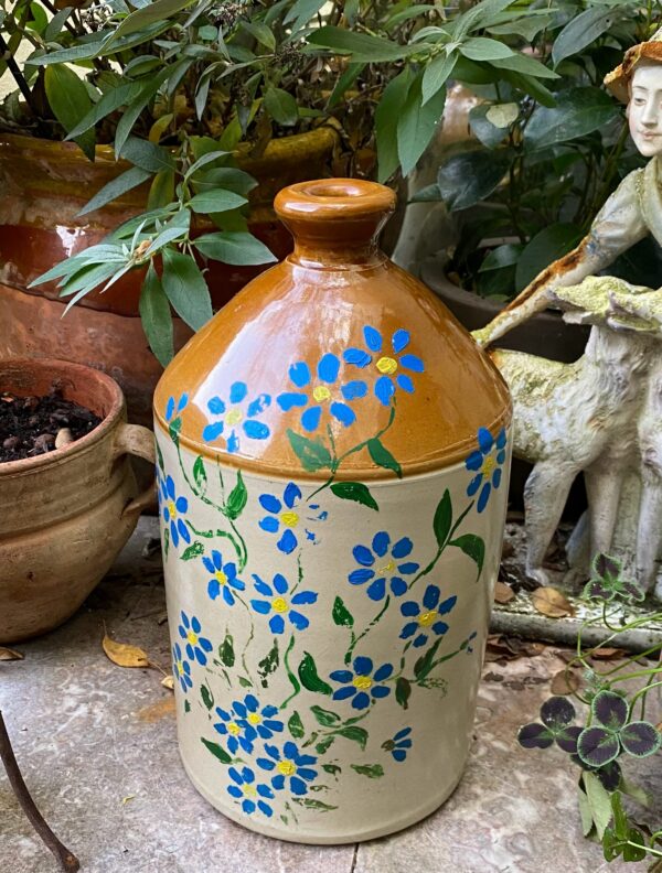 Decorated WWII S.R.D. rum jar, Pearson & Co (1948) Antieke S.R.D. beschilderde rumkruik – WO II, Pearson & Co | Decorated WWII S.R.D. rum jar, Pearson & Co (1944)
