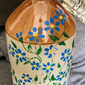 Decorated WWII S.R.D. rum jar, Pearson & Co (1950) Antieke S.R.D. beschilderde rumkruik – WO II, Pearson & Co | Decorated WWII S.R.D. rum jar, Pearson & Co (1944)