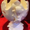 French Hollywood Regency ceramic centerpiece, 1950s (8) Franse Hollywood Regency keramische siercoupe | French Hollywood Regency ceramic centerpiece, 1950s