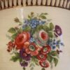 French porcelain cachepot with floral transfer decoration, 20th C (2) Franse porseleinen cachepot met florale transferdecoratie | French porcelain cachepot with floral transfer decoration, 20th century