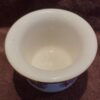 French porcelain cachepot with floral transfer decoration, 20th C (8) Franse porseleinen cachepot met florale transferdecoratie | French porcelain cachepot with floral transfer decoration, 20th century