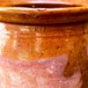 French stoneware pot with two handles, early 20th century (3) Brocante Frans grespotje met 2 oren | French stoneware pot with two handles, early 20th century