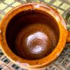 French stoneware pot with two handles, early 20th century (5) Brocante Frans grespotje met 2 oren | French stoneware pot with two handles, early 20th century