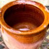 French stoneware pot with two handles, early 20th century (6) Brocante Frans grespotje met 2 oren | French stoneware pot with two handles, early 20th century