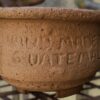 Handgemaakt aardewerken potje uit Guatemala | Handmade Guatemalan earthenware pot, ca.1990