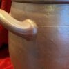 IMG_1262 Antieke Franse grespot in donkerbruin geglazuurd aardewerk | Antique French dark‑brown glazed stoneware pot – 19th century