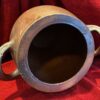 IMG_1271 Antieke Franse grespot in donkerbruin geglazuurd aardewerk | Antique French dark‑brown glazed stoneware pot – 19th century