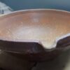 Imposing French stoneware butter‑ or cream‑separating bowl – late 19th century (13) Antieke imposante Franse boter- of roomteil in gres aardewerk | Imposing French stoneware butter‑ or cream‑separating bowl – late 19th century