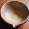Imposing French stoneware butter‑ or cream‑separating bowl – late 19th century (4) Antieke imposante Franse boter- of roomteil in gres aardewerk | Imposing French stoneware butter‑ or cream‑separating bowl – late 19th century