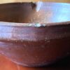 Imposing French stoneware butter‑ or cream‑separating bowl – late 19th century (9) Antieke imposante Franse boter- of roomteil in gres aardewerk | Imposing French stoneware butter‑ or cream‑separating bowl – late 19th century