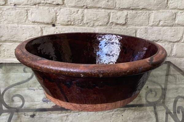 Impressive earth‑brown confit bowl – handmade and versatile (12) Imposante aardebruine confit schaal | Impressive earth‑brown confit bowl – handmade and versatile