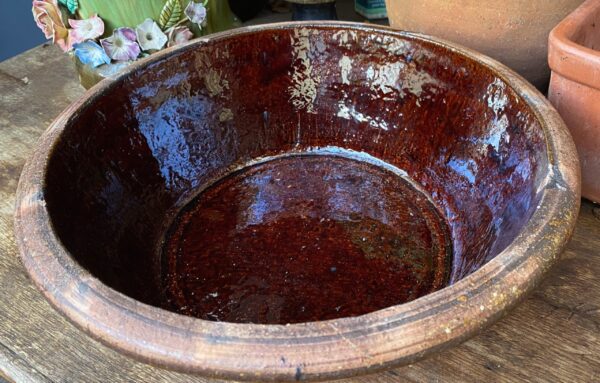 Impressive earth‑brown confit bowl – handmade and versatile (2) Imposante aardebruine confit schaal | Impressive earth‑brown confit bowl – handmade and versatile