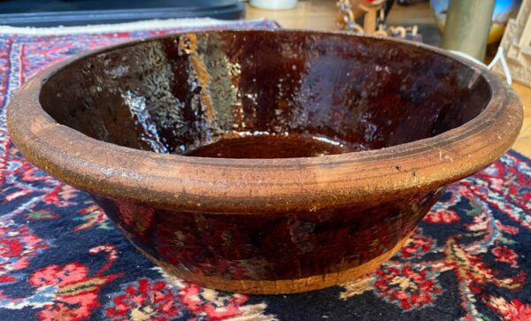 Impressive earth‑brown confit bowl – handmade and versatile (8) Imposante aardebruine confit schaal | Impressive earth‑brown confit bowl – handmade and versatile
