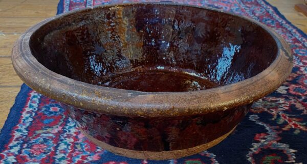 Impressive earth‑brown confit bowl – handmade and versatile (9) Imposante aardebruine confit schaal | Impressive earth‑brown confit bowl – handmade and versatile